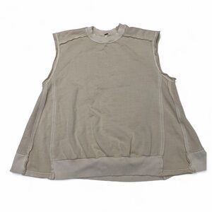 FP Movement by Free People Cream‎ Quilted Top